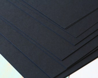 Ink Black Craft Style Colour Card Stock 260gsm 95lb cover