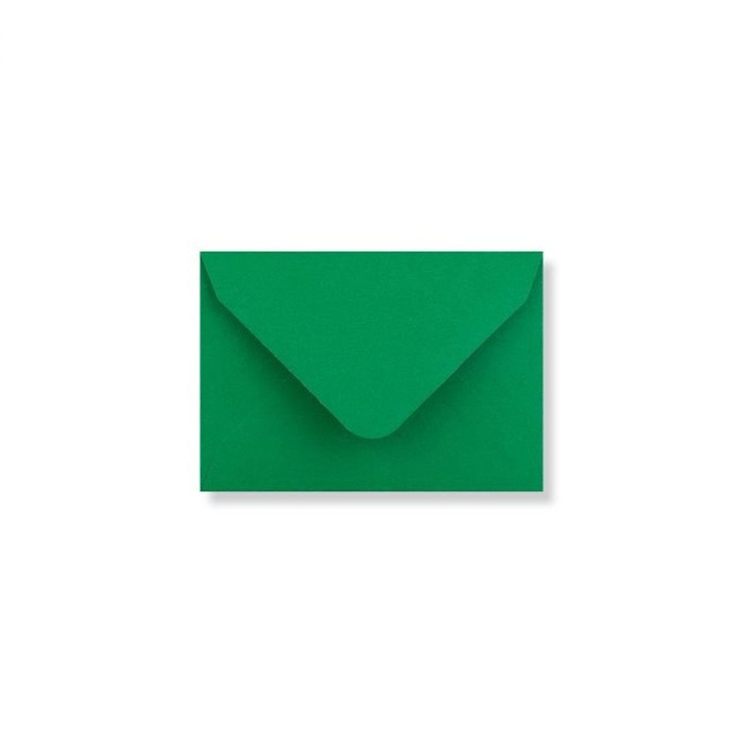 Clariana Dark Green Mini Envelopes and Note Cards - Etsy