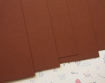 Tuscan Brown Colorset solid color recycled card stock