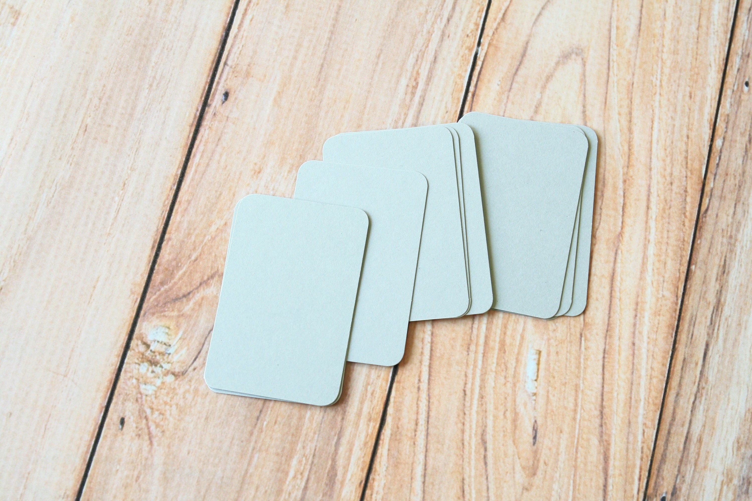 Ash Grey Colorset recycled business cards