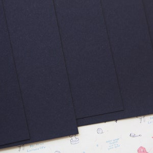 Papier cartonné recyclé de couleur unie Noir Nero