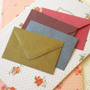 Bronze Ore textured mini envelopes and note cards image 7