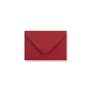 Mini-enveloppes et cartes pour correspondance Clariana rouge foncé