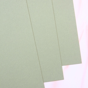 Moss Green Matte Colour Card Stock 240gsm image 3