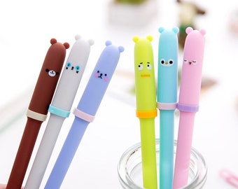 Moody Animals cute cartoon gel pens