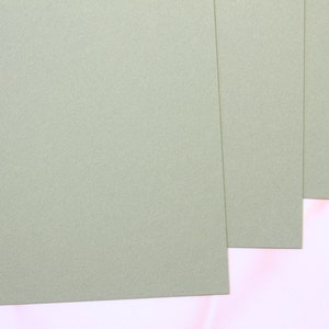 Moss Green Matte Colour Card Stock 240gsm image 4