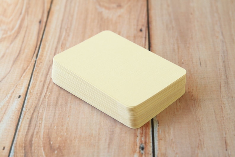 50pc Elegant LINEN Rich Cream Lakeland Series Business Card Etsy