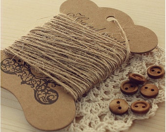 kraft JUTE twine string - 20m