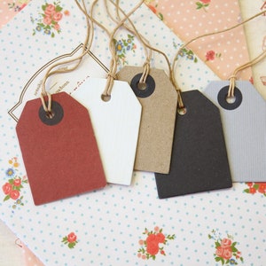 Kraft Brown Medium Luggage tags craft label blanks image 5