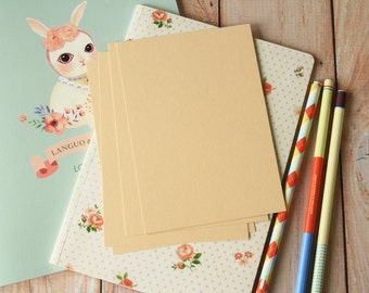 Sandstone Peach colorset postcard blanks