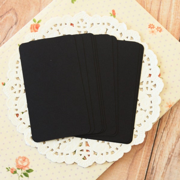 Black Place Cards - Etsy UK