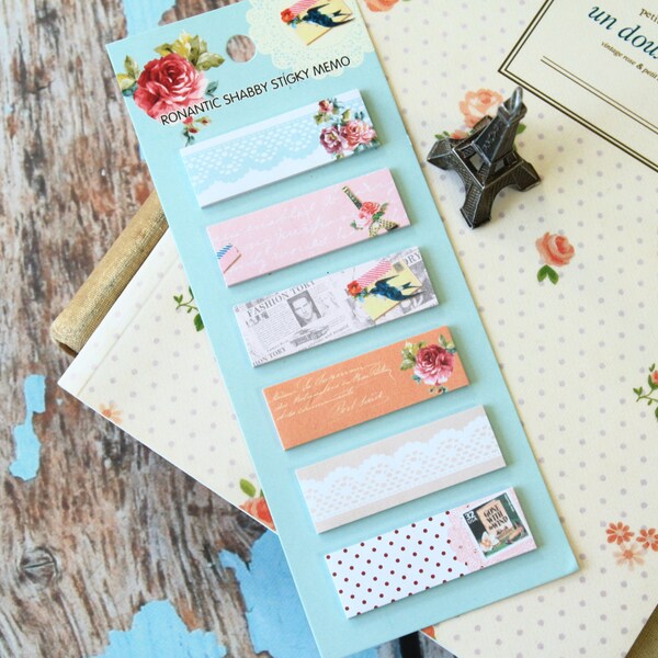 Romantic ROSE Memo It Travel Sticker Notes