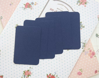 Oxford Blue Craft Style colour handmade blank business cards