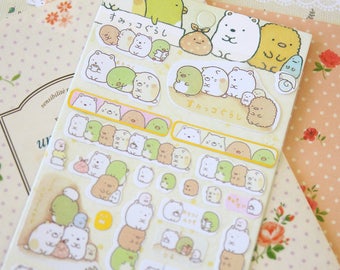 04 Sumikkogurashi Cute Animals scrapbooking stickers