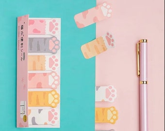 Cat Paws cartoon sticky notes