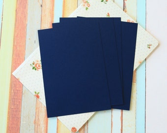 Oxford Blue craft style blank postcards