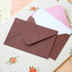 Bronze Ore textured mini envelopes and note cards image 6