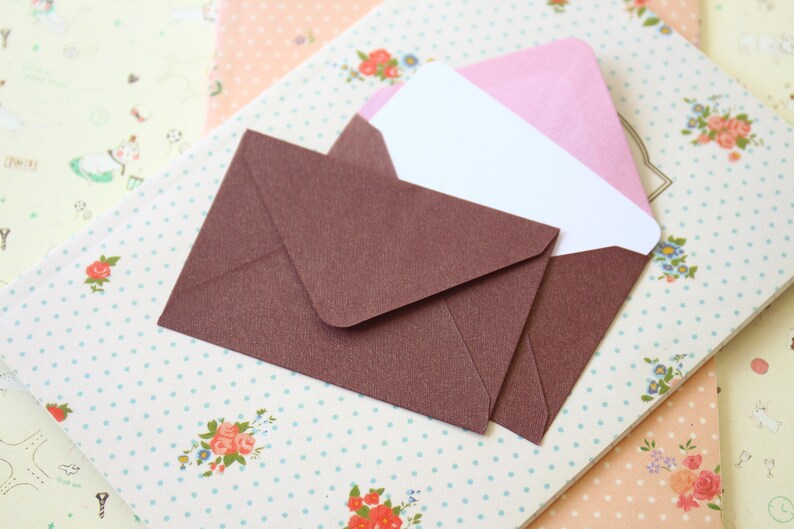 Bronze Ore textured mini envelopes and note cards image 6