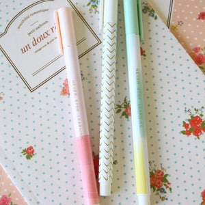 Pastel Wave Deco Pattern Pens - Etsy