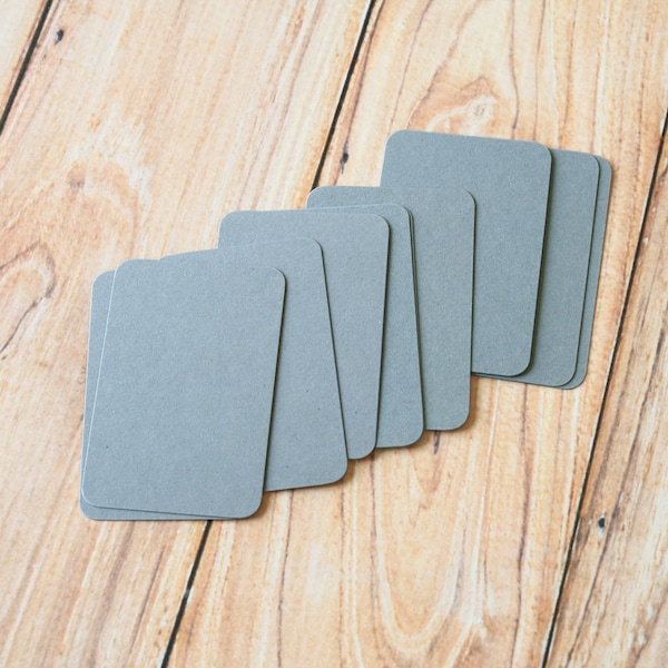 Flint Grey Colorset recycled business cards