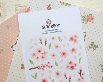 Water Blossom Suatelier cartoon Flowers stickers