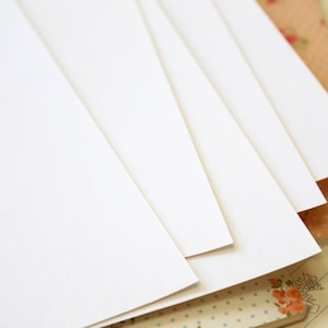 Ribbed White Superior card stock 240gsm