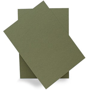 Papier cartonné couleur vert algue mat 240 g/m²