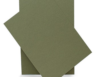 Papier cartonné vert algue mat 240 g/m²