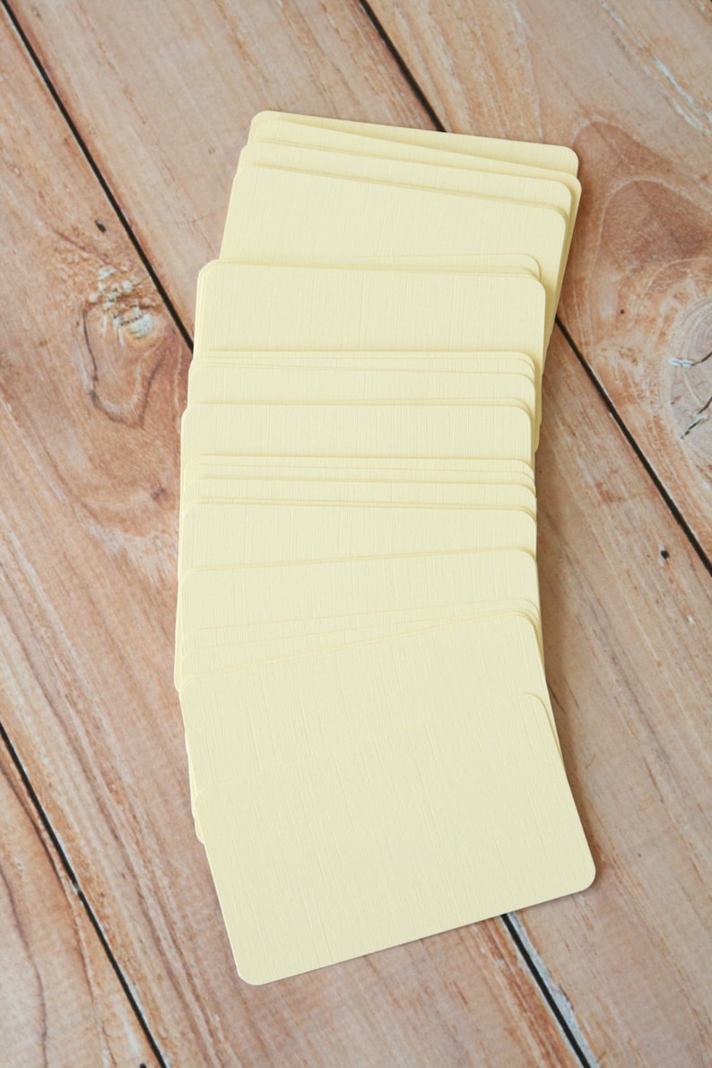 50pc Elegant LINEN Rich Cream Lakeland Series Business Card Etsy