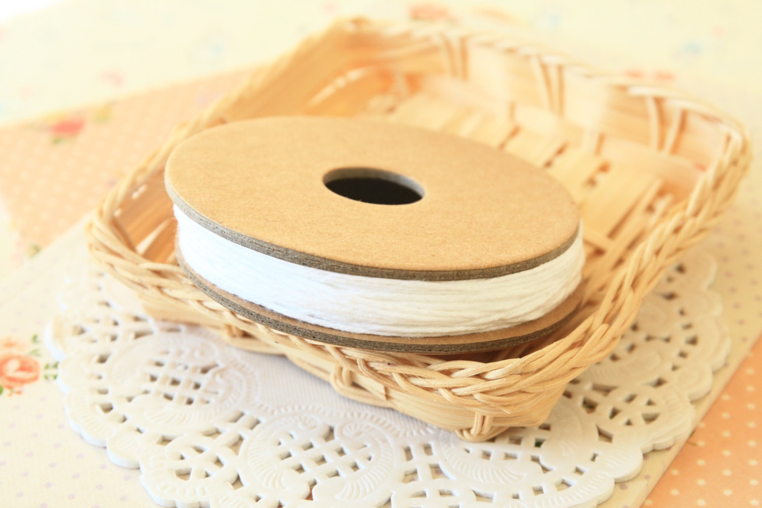 Ivory Solid Baker's Twine - 4-ply thin cotton twine – Sprinkled Wishes