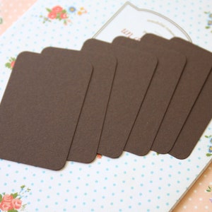 200pc Autumn Mix Colour Business Card Blanks Mocha