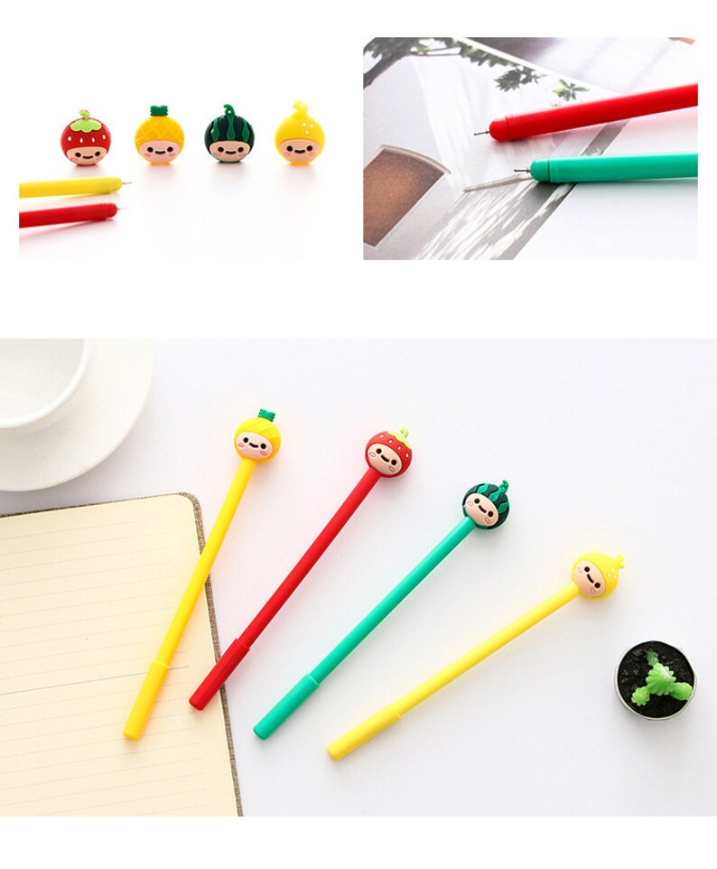 Fruit Baby cartoon gel pens