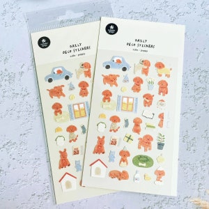 Suatelier Puppy cartoon stickers