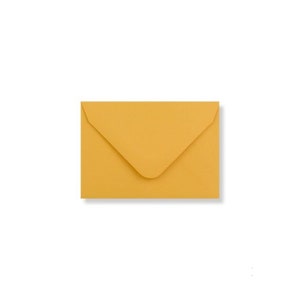 Mini-enveloppes et cartes pour correspondance Clariana jaune foncé