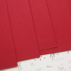 Papier cartonné recyclé de couleur unie Rouge cramoisi