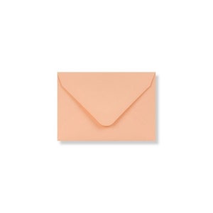 Mini-enveloppes et cartes pour correspondance Clariana rose saumon