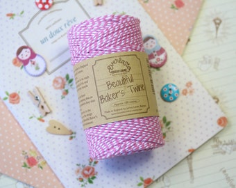 Rose Pink Everlasto Original Beautiful Bakers Twine 100m