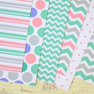 Lot 01 papier cartonné imprimé couleurs vives du printemps 250 g