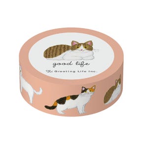 Yusuke Yonezu Cats Good Life Washi Tape cute cartoon masking tape