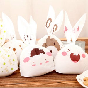 Rabbit Ears cartoon plastic packaging party bags