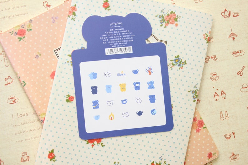 Papermore Cartoon Animals Sticker Flakes - Etsy