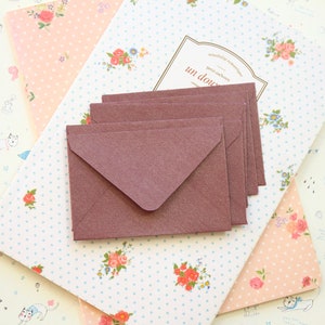 Bronze Ore textured mini envelopes and note cards image 2