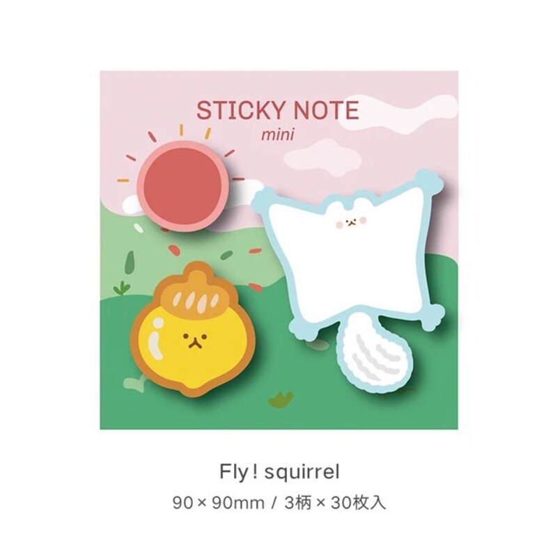 Sticky Note Mini Cartoon Shape Stick Notes - Etsy