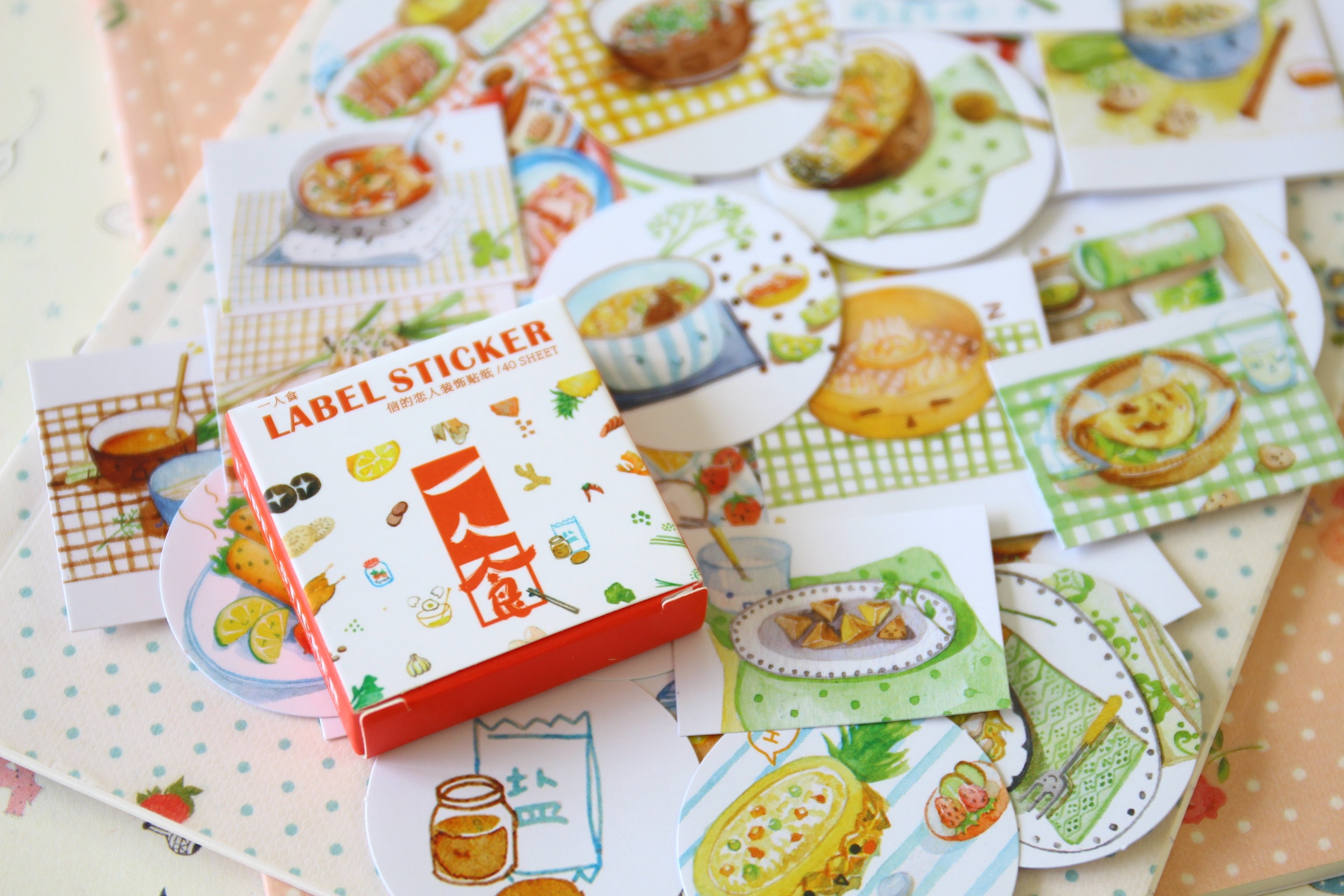 Cute Stickers Japanese Food Stickers 40pcs Cute Kawaii