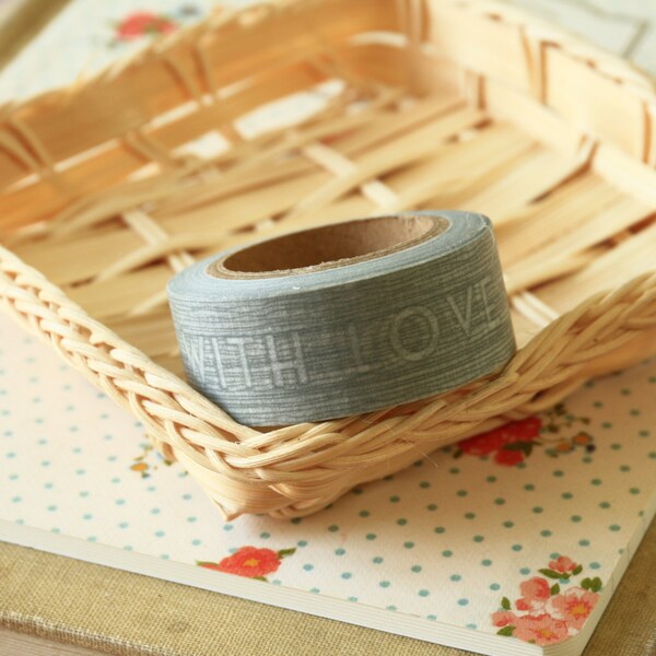 country craft WITH LOVE paper masking tape