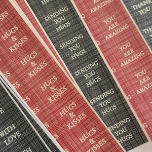 Feuille d'autocollants carrés Love de l'est de l'Inde
