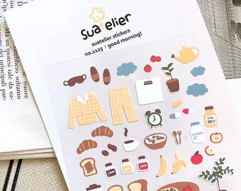 Good Morning Suatelier cartoon stickers