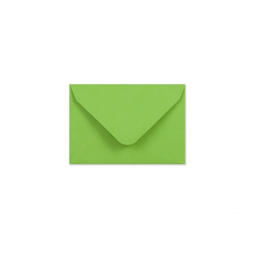 Clariana Mid Green Mini Envelopes and Note Cards - Etsy