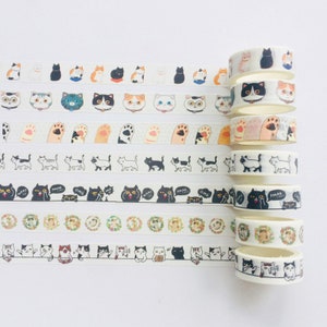 Moore Cartoon Cats washi masking tape