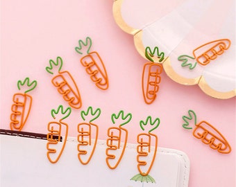 Carrot paper clips